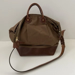 Tanner Goods Waxed Canvas Leather Zipper Tote Bag filson Made in USA   VGUC - Picture 1 of 15