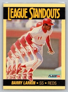 Fleer League Standouts Barry Larkin 1990 #1 - Foto 1 di 2