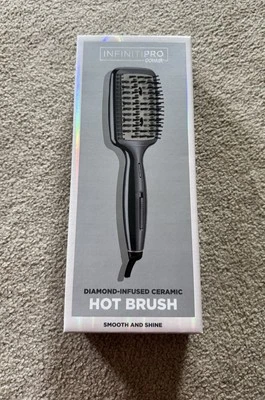 Conair BC7N Infiniti PRO Diamond Brilliance Hot Paddle Brush - Black - Image 1 of 4