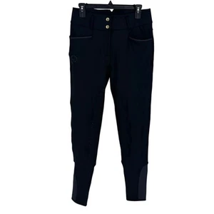 The Modern Horse equestrian breeches women size XL black full seat ankle equine - Picture 1 of 13