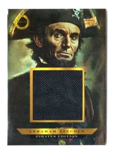 2025 Pieces of the Past Pirates Abraham Abe Lincoln JUMBO SWATCH RELIC #647 b - Picture 1 of 1
