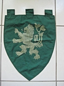 Lego Löwenritterburg grüne Stofffahne/Banner - Bild 1 von 3