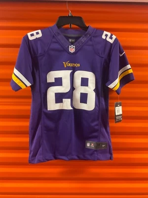 Nueva camiseta cosida Nike de Adrian Peterson Minnesota Vikings NFL - JUVENIL MEDIANA Foto 1 de 4