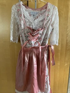 Dirndl Trachtenkleid Balkonett, Landhauskleid Inklusive Bluse Größe 42 - Bild 1 von 4