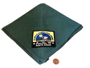 BOY SCOUTS OF AMERICA CANADA BSA BSC 7TH 1995 YUKON JAMBOREE NECKERCHIEF TWILL - Picture 1 of 2