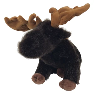 Bearington Collection Moose Plush 12'' Stuffed Animal Toy Brown Realistic - Picture 1 of 7