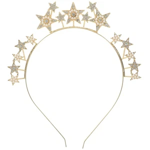 Accesorios para el cabello de festival corona de boda decoraciones de cumpleaños mujeres - Imagen 1 de 12