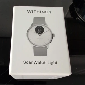 Withings Health Activity Tracker Smartwatch Scanwatch Light HWA11 37mm C Grade - Picture 1 of 2