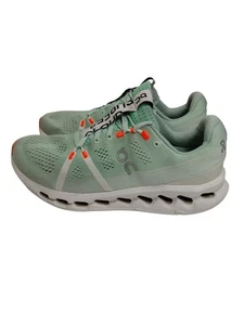 On CloudSurfer Herren Größe 9,5 Creek Aqua Weiß Laufschuhe Sportschuhe Turnschuhe - Bild 1 von 7