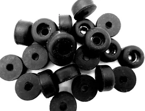Schraub Gummi Stoßfänger Pad Fuß - 1/8" Schraubloch 1/2" Pad 1/4" hoch - kostenloser Versand! - Bild 1 von 12