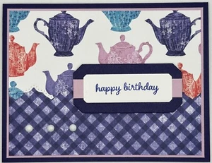 Stampin’ Up! Teapots Sentiment Variety Card Kit-Set of 5, Includes Mother's Day - Picture 1 of 10