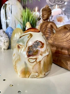 Polychrom Ozean Jaspis Bergheilkristalle Yoga Reiki Meditation 5x4" ZENDA - Bild 1 von 7