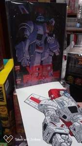 VOID RIVALS 1 VARIANT COVER + POSTER JETFIRE BY EMILIANO SANTALUCIA SALDAPRESS - Bild 1 von 1
