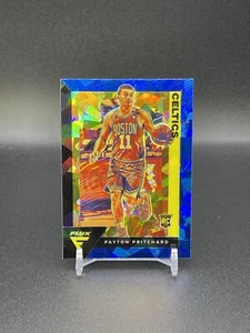 Payton Pritchard 2020-21 Panini Flux Blue Cracked Ice 211 Rookie Card RC Celtics - Picture 1 of 3