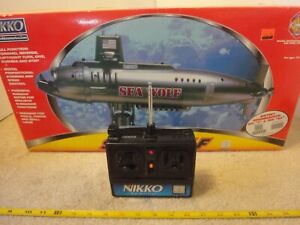 Vintage Nikko Sea Wolf, radio control submarine part, piece. Remote, controller