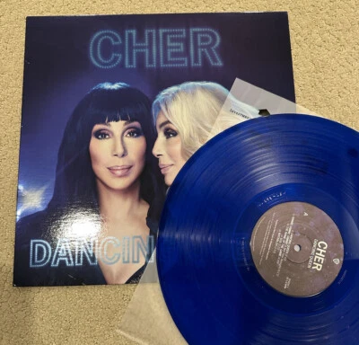 Cher - Dancing Queen (Music Of Abba) Barnes & Noble Blue Vinyl LP OOP - Image 1 of 3