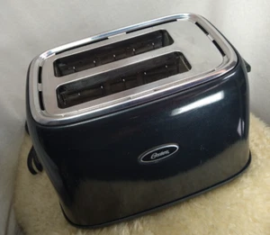 OSTER EXTRA WIDE SLOT TOASTER 2 SLICE STAINLESS / BLACK WITH VARIABLE BROWNING - Picture 1 of 13
