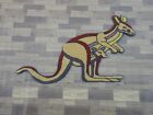 Playful Aussie Fun: 5'X3' Multicolor Hand-Tufted Kangaroo Rug Perfect For Kids
