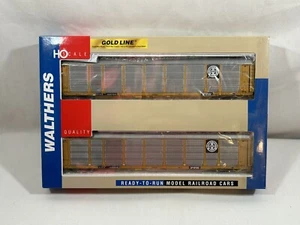 HO Scale Walthers Gold Line BNSF Auto Carrier 2 Pack 932-240103 Brand New - Picture 1 of 2