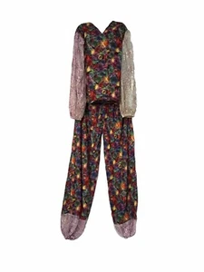 Stilt Walker Costume Outfit Pants Top Dance Show Party OOAK Unisex - Picture 1 of 10