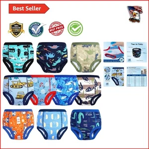 6-Layer Water-Resistant Potty Training Underwear for Toddlers - 10 Pack 2T-9T - Picture 1 of 7