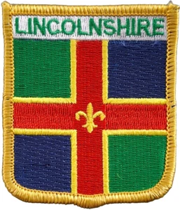 Lincolnshire County Flagge gestickter Aufnäher - LETZTE PAAR - Bild 1 von 3