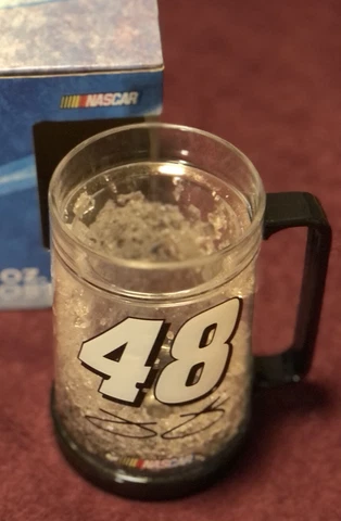 NASCAR Mug Gift Set. Jimmie Johnson 16 oz Frost Mug In Box Cover