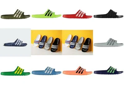 Adidas Duramo  Juniors Kids Slider Flip Flops SIZE 12c -3-4 5-6 Boys/Kids Duramo - Image 1 of 4