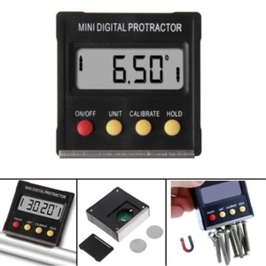 360 ̊ Mini Protractor Digital Inclinómetro Ángulo Medidor Ángulo Pendiente Imán Vertical - Imagen 1 de 7