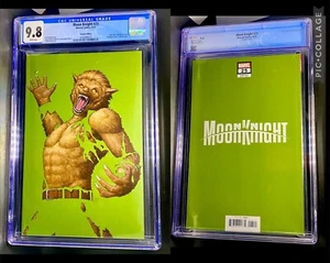 CGC 9.8 MOON KNIGHT #25 ‘WEREWOLF BY NIGHT’ NEGATIVE VARIANT - Picture 1 of 7