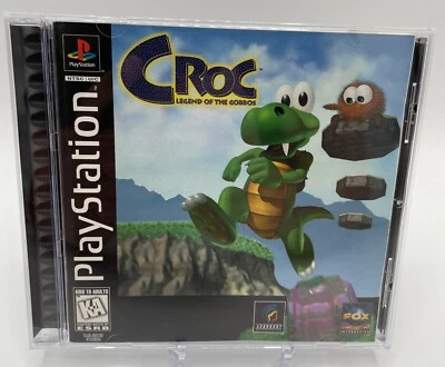 Croc: Legend of the Gobbos PlayStation 1 PS1 Complete CIB Black Label - Image 1 of 4