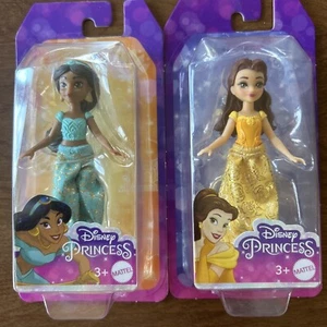Disney Prinzessin Belle & Jasmin kleine Puppe 3,5 Zoll - Bild 1 von 4