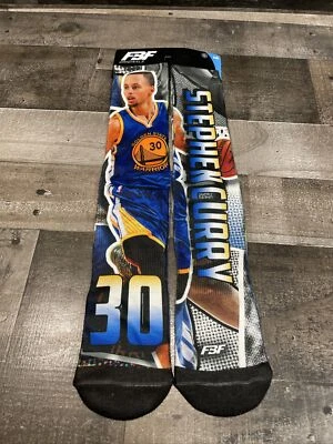 Stephen Curry Golden State Warriors NBA Licensed FBF Drive Socks Large - Image 1 of 4