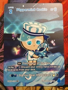 CookieRun Braverse TCG - Peppermint Cookie (BS4-074) SEC Alt Art Foil - Picture 1 of 2