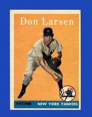 1958 年 Topps Set-Break #161 Don Larsen EX-EXMINT *GMCARDS* — 第 1/2 张图片