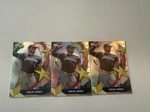 (3) Lote de 3 cartas 2025 Topps Serie 1 Estrellas de MLB Carlos Correa Twins #SMLB-28 - Imagen 1 de 1