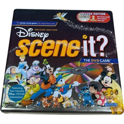 Disney Scene It Deluxe Edition The DVD Game Family Trivia Pixar Characters 2+ - Image 1 of 4
