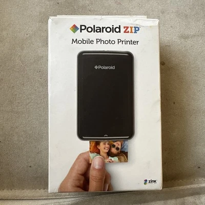 Polaroid ZIP Black Zink Wireless Mobile Photo Printer IOS, Android - Image 1 of 4