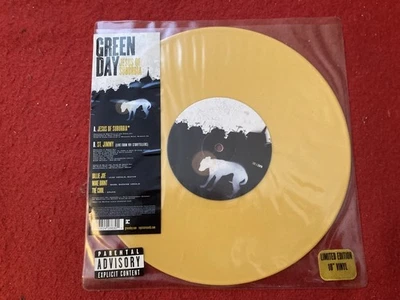 GREEN DAY JESUS OF SUBURBIA 2005 RARE YELLOW VINYL 10" NR MINT UNPLAYED FREEPOST - Image 1 of 4