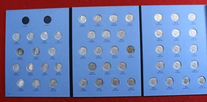 1946-1964 Complete Set Roosevelt Dimes Circ New Whitman Folder Album RD83 - Picture 1 of 8