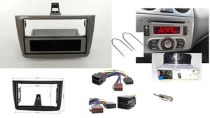KIT MARCO SOPORTE AUTO RADIO ALFA ROMEO MITO 2011 TITANIO BRILLANTE LACADO - Imagen 1 de 6
