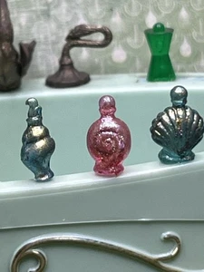 1:12 Miniatur Puppenhaus Set 3 Muschelflaschen - Bild 1 von 6