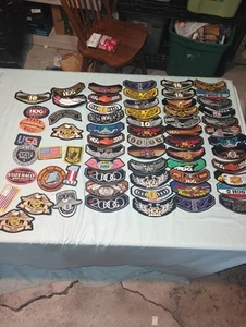 Lote grande de parches basculantes Harley Davidson Owners Group HOG años 90 2000 vintage - Imagen 1 de 14