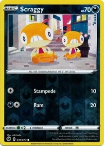 Pokemon Champions Path Scraggy Reverse Holo 041/073 - Picture 1 of 1
