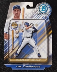 2024 Bowman Draft Jac Caglianone In Azione Die-Cut SP Rookie ROYALS #BIA-5 COME NUOVO - Foto 1 di 4