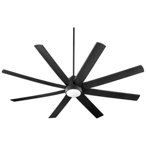 Oxygen Lighting Cosmo Light Indoor Outdoor Fan, Noir - 3-100-15 - Picture 1 of 1