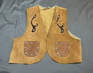 Vintage Keyston Bros San Francisco Kinder Leder Western Weste Größe 10 Cowboy - Bild 1 von 13