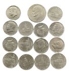 21 Bicentennial Coins Lot 1 IKE Eisenhower Dollars 20 76 Kennedy Half Dollars