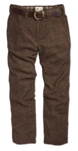 Territory Ahead Back East Herringbone Chino Winter Pants Wool Blend 37 x 30 NWOT - Picture 1 of 14