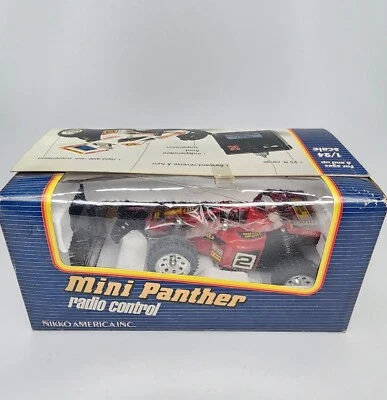 Nikko America Inc Mini Panther 24201 RC Remote Radio Controlled Car 1/24 Vintage - Image 1 of 4